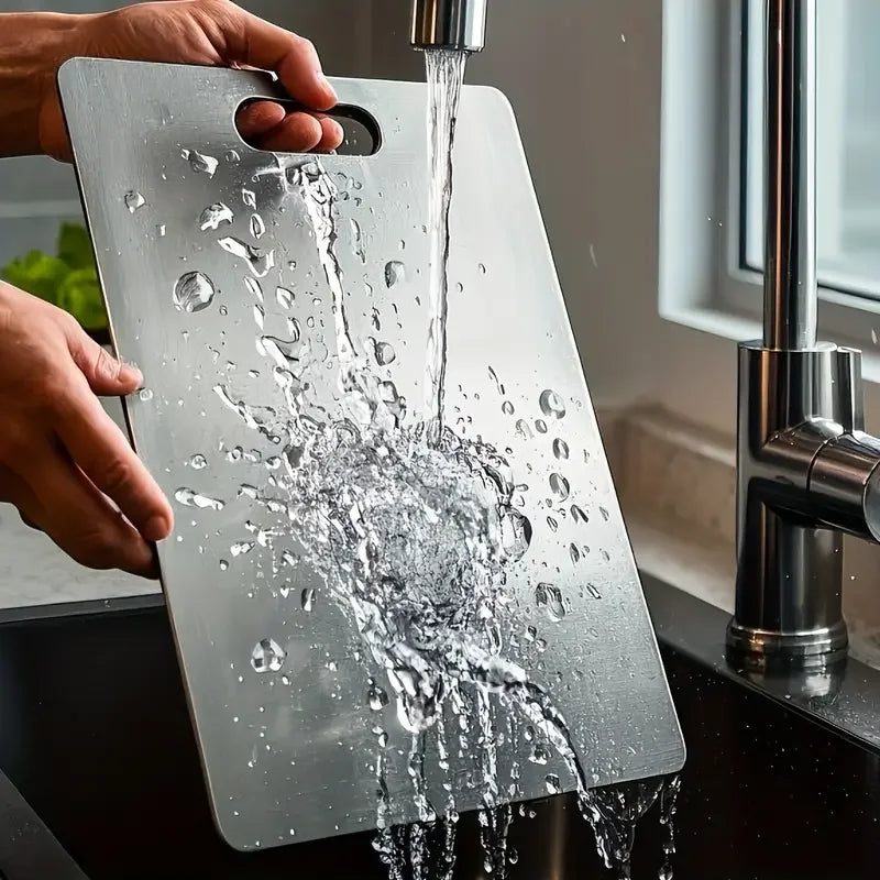 Titanium & Stainless Steel Kitchen Cutting Board