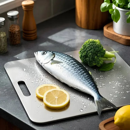 Titanium & Stainless Steel Kitchen Cutting Board