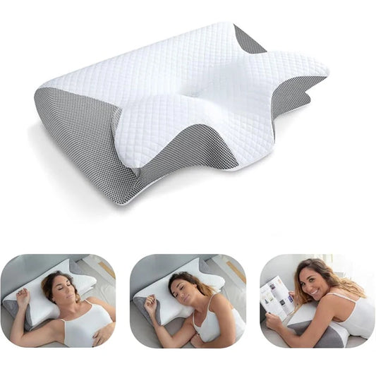 Memory Foam Ergonomic Cervical Pillow