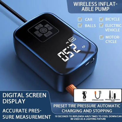 Wireless Car Air Pump Electric Tire Inflator