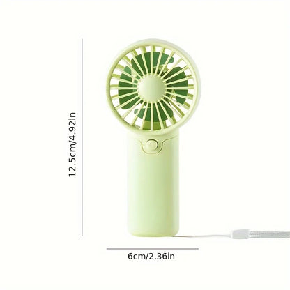 Portable Lightweight Handheld Fan AA Battery Operated Cooling Fan