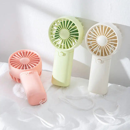 Portable Lightweight Handheld Fan AA Battery Operated Cooling Fan
