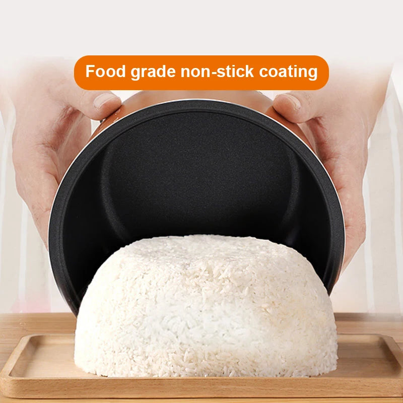 Portable 2L Rice Cooker Multi-Cooker Food Steamer