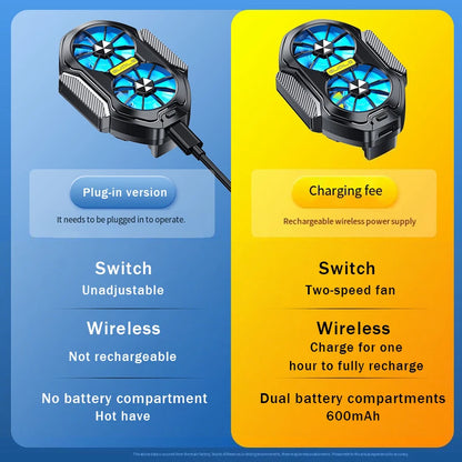 2025 New FS01 Dual - Fan Mobile Phone Cooler