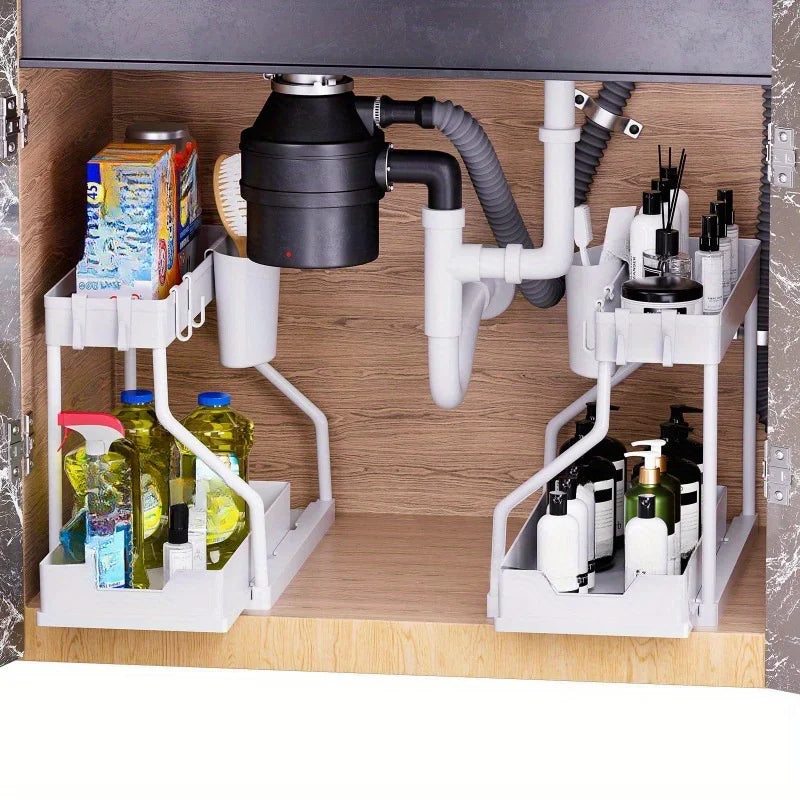 Multi-layer Household Kitchen Bathroom Storage Rack
