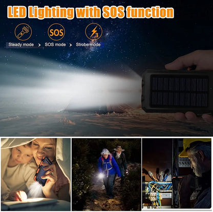 Solar 80000mAh Portable Charging Poverbank