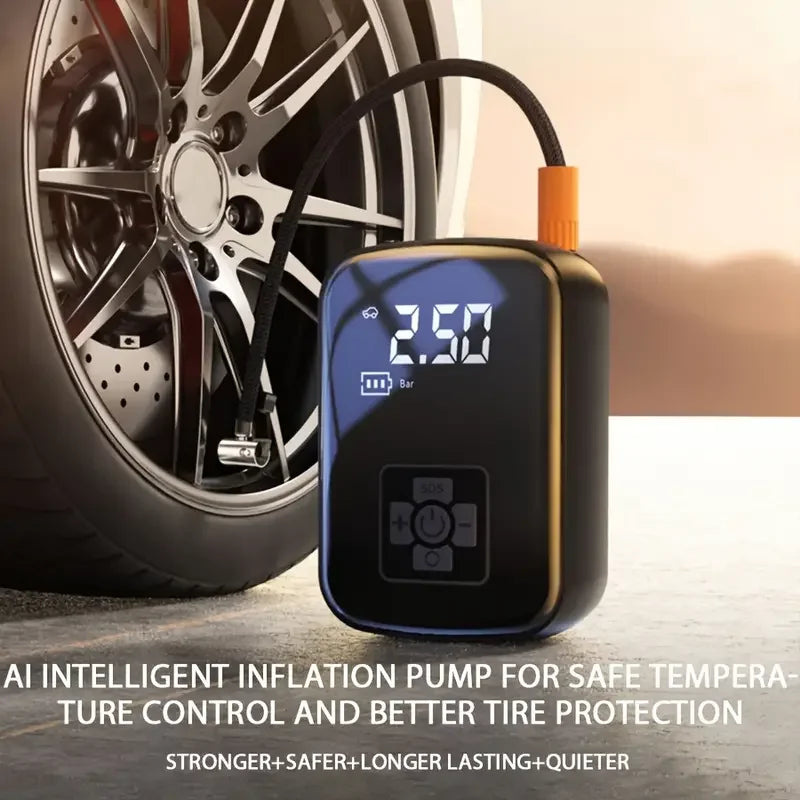 Wireless Car Air Pump Electric Tire Inflator