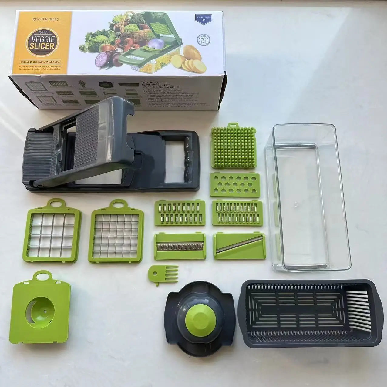 14/16 in 1 Multifunctional Vegetable Chopper & Dicer