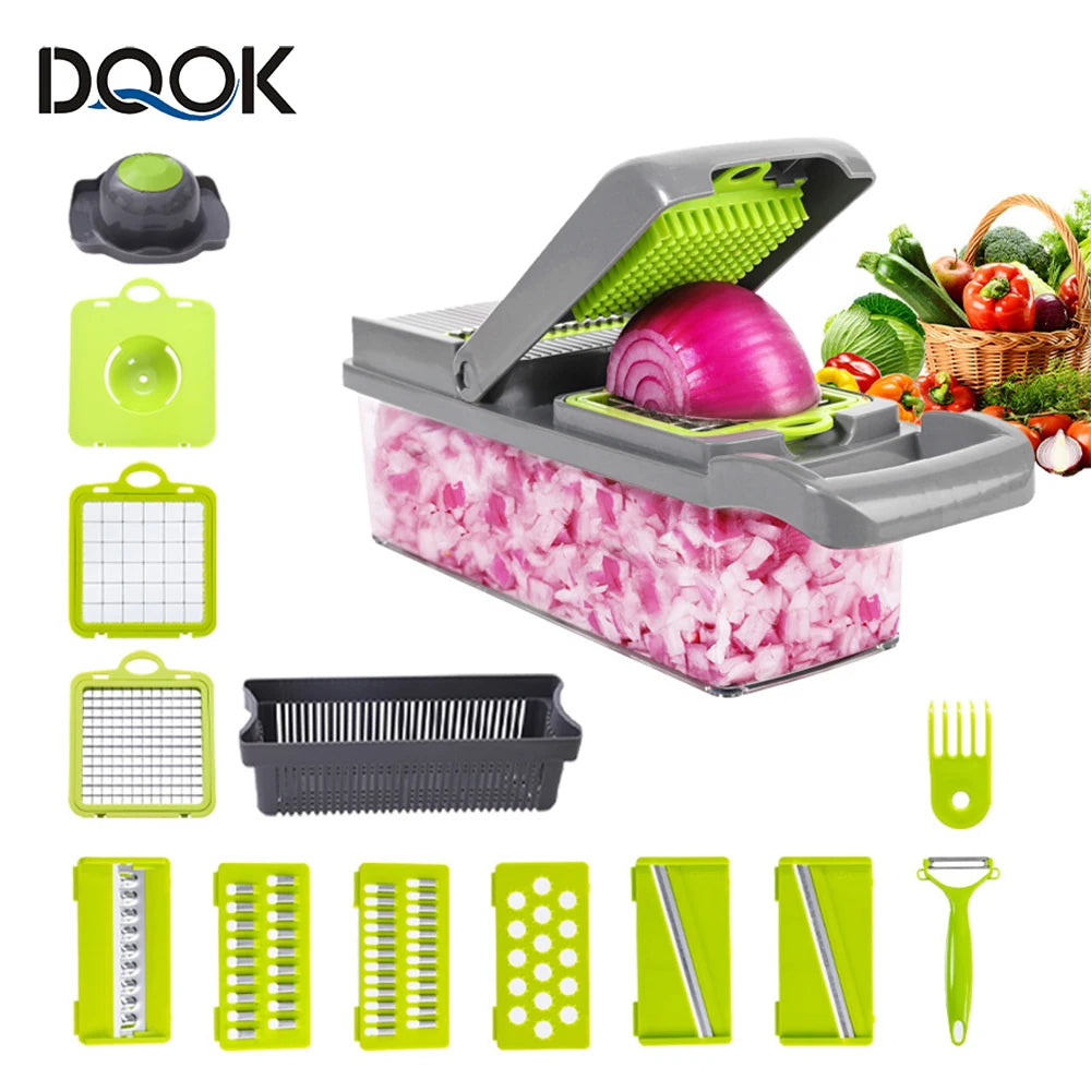 14/16 in 1 Multifunctional Vegetable Chopper & Dicer