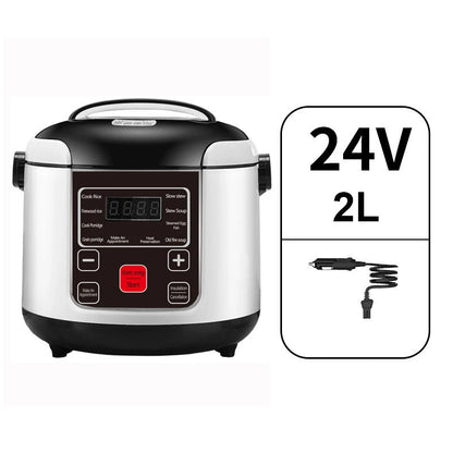 Portable 2L Rice Cooker Multi-Cooker Food Steamer