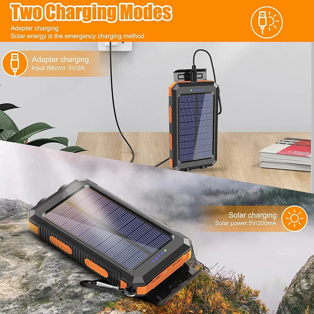 Solar 80000mAh Portable Charging Poverbank