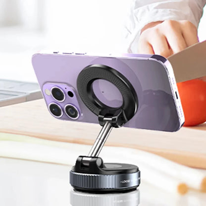 Car Phone holder Magnetic Stand Vacuum Suction Cup with 360° rotation