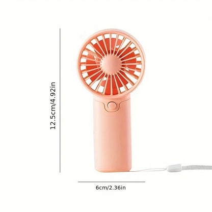 Portable Lightweight Handheld Fan AA Battery Operated Cooling Fan