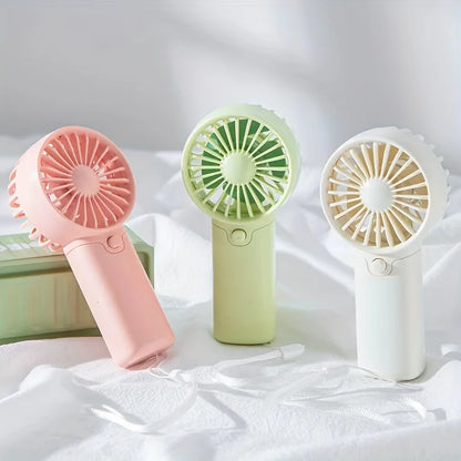 Portable Lightweight Handheld Fan AA Battery Operated Cooling Fan