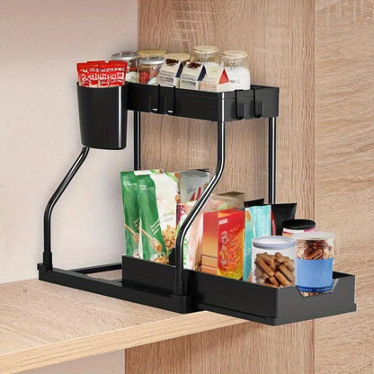 Multi-layer Household Kitchen Bathroom Storage Rack