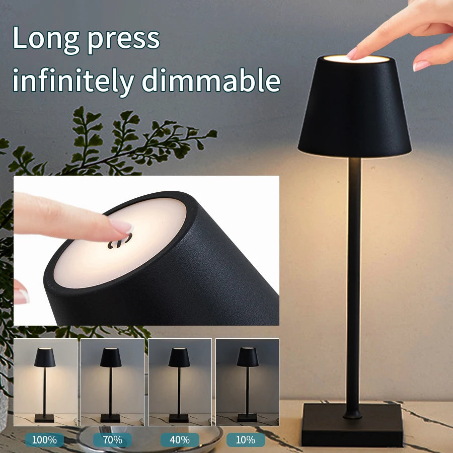 Rechargeable LED Table/Desk Lamp with Touch Switch