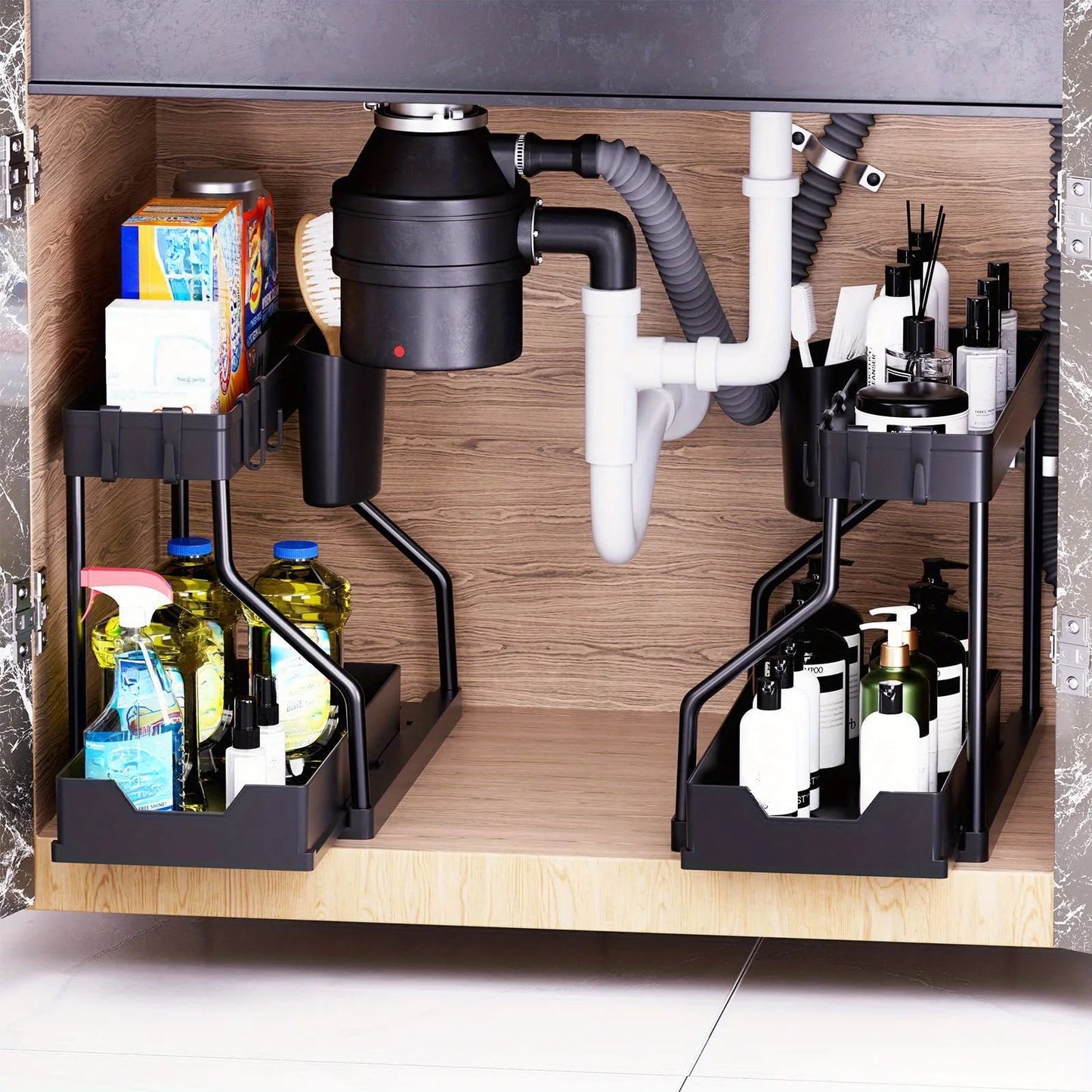 Multi-layer Household Kitchen Bathroom Storage Rack