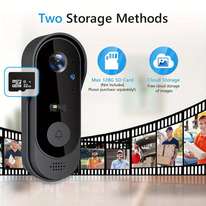 Tuya Waterproof WiFi Smart Video Doorbell with HD eye camera