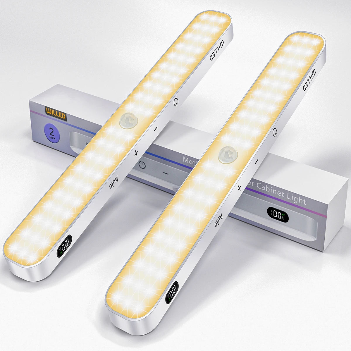 Warm Light Motion Sensor for Cabinets