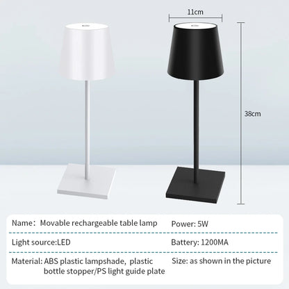 Rechargeable LED Table/Desk Lamp with Touch Switch