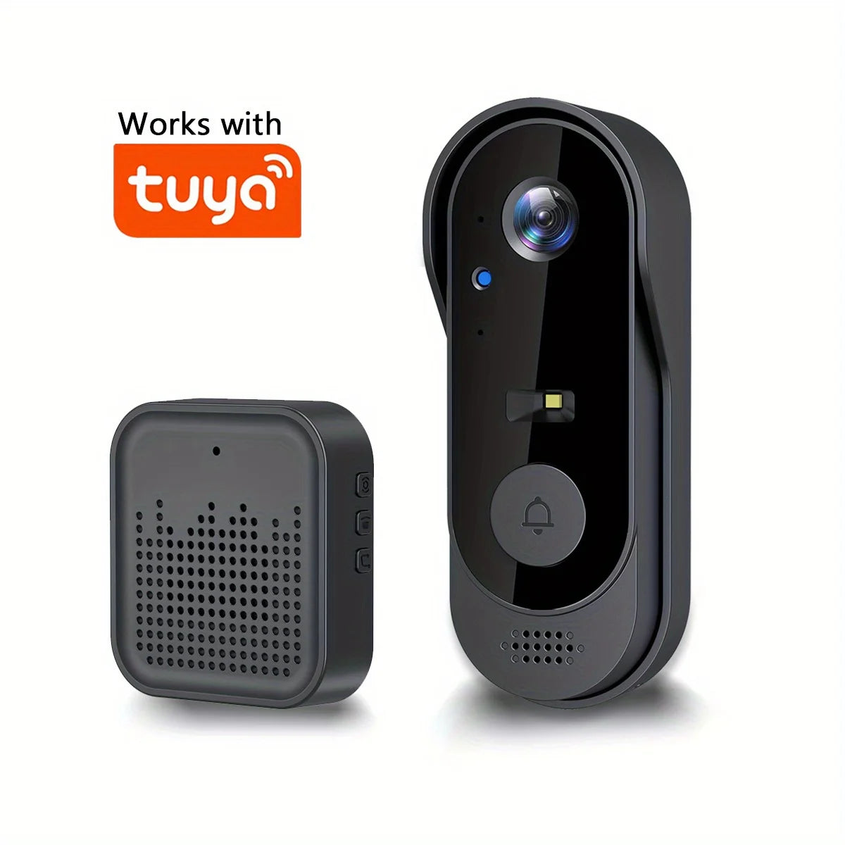 Tuya Waterproof WiFi Smart Video Doorbell with HD eye camera